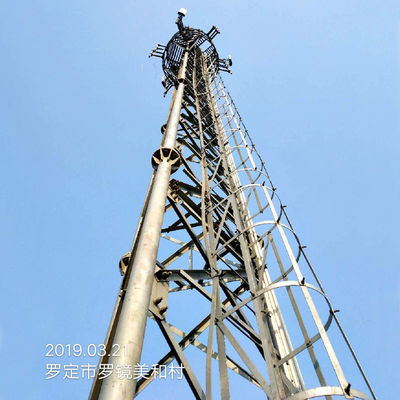 Self Supporting Galvanized Transmission Lattice Tower 3 Legged For 5G Macrocell