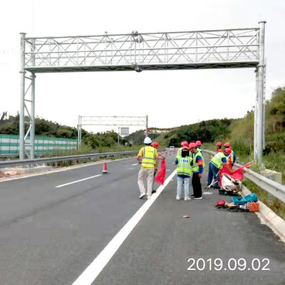 Highway Traffic Sign Galvanized Steel Structures BS 4360 ODM