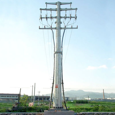 70m High Mast Distribution Transmission Steel Tower Hot Dip Galvanized